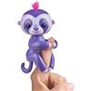 WowWee Fingerlings Marge 3752 - Giocattolo interattivo bradipo, reagisce ai suoni, ai movimenti e al tocco, colore viola