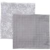 Manostiles Danish Design Co. Manostiles Danish Design - Pannolino in cotone biologico, 2 pezzi, colore: Grigio