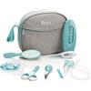 Babymoov A032002 Set per l'Igiene e Cura del Bambino, 9 Accessories, Blu (Aqua)