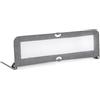 hauck Sleep N Safe Plus XL, Grigio Melange - Sponda Letto Bambini da 18 Mesi a 5 Anni - Grande 150 x 50 x 44 cm - Protezione per Dormire in Sicurezza - Pieghevole e Portatile