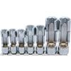 BGS 1105 | Serie di inserto speciale per bussole, aperte | 10 mm (3/8) | 10 - 19 mm | 7 pz.