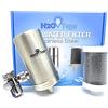 H2O Taps Filtri d'Acqua per Rubinetto - Sistema di filtraggio - Design Molto Elegante - Filtro per Acqua Elimina 100% Cloro - Acciaio Inossidabile - La Scelta Duratura