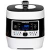 NEWLUX - Pentola a Pressione Elettrica 6 Litri Acciaio inossidabile V110  1000W con 10 Menù. Programmabile 24h, Conserva il Calore, Sistema  Duopressione e 100% Antiaderente : : Casa e cucina