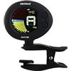 Ortega Guitars Ortega OCAT-2BK - Accordatore cromatico a clip, con metronomo