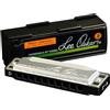 Lee Oskar armonica diatonica maggiore Db major per folk e blues, rock, country, jazz - diatonica a 10 fori - piastre ad ancia in ottone - piastre di copertura in acciaio inox