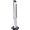 Bestron Ventilatore a torre con funzione oscillante, Altezza: 107 cm, 50 W, Nero/Grigio