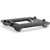 Venta 6060400, Carrello piatto con rotelle, colore: Nero