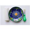 JOSKO Produkte Sofia Set di Piatti grattugia, Ceramica, Viola e Verde
