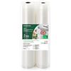 HOOMEI HM-6138 2 x Rotolo Sacchetti Sottovuoto 28cm x 3m