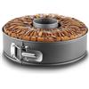 Happy Friends - Tortiera 26 cm Apribile con Cerniera - Stampo Tortiera Apribile 2 Fondi - Teglia per Dolci Rotonda da Forno con Rivestimento Antiaderente - Stampo per Ciambella - 26 cm