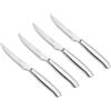 Arcos Coltelli da Carne 4 Pezzi - Set di Coltelli Tascabili con Borperla per Tagliare e Filettare Carne - Lama e Manico in Acciaio Inossidabile Monoblocco - Serie Mesa