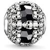 Thomas Sabo Ciondolo Nero Onice da Donna Argento 925