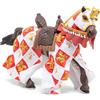 Papo - Statuetta Cavallo Bianco Fleur De Lys Realistica - 3 Anni + - Collezione Fantastico & Medievale - Gioco Creativo Universo Cavalieri - Idea Regalo Giocattolo Bambina Bambino