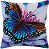 Collection D'Art Collezione d' Arte Cuscino Kit/Volatic turchese/40 x 40, Multi, 40 x 40 cm