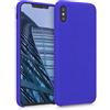 kwmobile Custodia Compatibile con Apple iPhone XS Max Cover - Back Case per Smartphone in Silicone TPU - Protezione Gommata - blu baltico