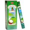 Hem, bastoncini di incenso Hexa al cocco, 6 confezioni da 20 bastoncini = 120 bastoncini