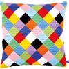 VERVACO Kit Gobelin Cuscino Set Ricamo Principianti Diamanti Colorati Mezzo Punto Lungo Kit Hobby Creativi Adulti ca. 40 x 40 cm Ricamo Punto Croce Prestampato Cuscini Decorativi Divano