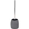Wenko 21720100 Goa - Scopino per WC in plastica e poliresina, 11,8 x 38,5 x 11,8 cm, colore: Grigio