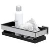 TIGER Dock Cestello Doccia, Acciaio Inox, Cromato, 30 x 8 x 13.8 cm