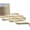 Furlanis - Nastro Doppio Raso, Tessuto Italiano - Beige, 10 mm x 100 m