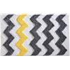 InterDesign iDesign Chevron Tappetino, Tessuto, Grigio, 80 x 80 cm