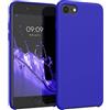 kwmobile Custodia Compatibile con Apple iPhone SE (2022) / iPhone SE (2020) / iPhone 8 / iPhone 7 Cover - Back Case per Smartphone in Silicone TPU - Protezione Gommata - blu baltico