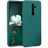 kwmobile Custodia Compatibile con Xiaomi Redmi Note 8 Pro Cover - Back Case per Smartphone in Silicone TPU - Protezione Gommata - petrolio matt