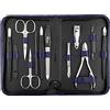 marQus Solingen Kit Manicure Professionale - Set da 12 Pezzi per Uomo e Donna - Ideale per uso personale o professionale. Design compatto, perfetto per ogni esigenza