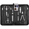 marQus Solingen Kit Manicure Professionale - Set da 12 Pezzi per Uomo e Donna - Ideale per uso personale o professionale. Design compatto, perfetto per ogni esigenza