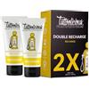Tattoolicious DOUBLE RECHARGE |Kit 2 Tubetti RECHARGE 100 ml - Crema Rivitalizzante e Anti-Age per Tatuaggi | Neri e Colorati | Con Attivi Bio | Vegan, Cruelty Free, Derma Tested | Made in Italy