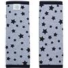 JYOKO KIDS Imbotitura Morbida per passeggino (Black Star, 17 x 18)