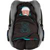ByBoom Baby Copertina invernale avvolgente per il bebè l'originale con l'orsetto, Universale per ovetto, Seggiolino auto, Per passeggino o buggy, Morbida e accogliente