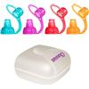 ChooMee Sipn cibo sacchetto Toppers 4 colori + caso prevenire sversamenti e proteggere la bocca Bambini promuovendo nel contempo l'indipendenza di alimentazione Bianco