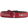 Hunter Softie Deluxe - Collare per Cani, Rosso/Nero, Regolabile: 23-29 cm, 2,2 cm Larghezza