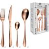 Amefa Instinct Servizio di Posate, Acciaio Inox, Rame, 13,7 x 7 x 26,5 cm