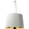 Kartell Gè Lampada a Sospensione, Bianco/Oro, Metallizzato