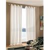 Home Collection CRI115 Tenda Cristy, Poliestere, Bianco, 140x290 cm