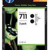 HP Cartucce HP 711 P2V31A BIPACK NERO