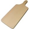 EFO Tagliere pala legno Tagliere Legno Naturale (dimensioni 35x15.5x1cm) Ideale per Ogni Tipo di Coltello da Cucina Tagliere Legno Aperitivo e Spianatoia Legno per Impastare