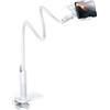 Lamicall Supporto Telefono, Collo D'oca Supporto Regolabile - Universale Stand per iPhone 17 16 15 14 13 Pro Max, Plus Mini XS XR X 8 7, Switch, Samsung S10 S9 S8, Scrivania, Altri Smartphone - Bianco