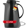 Helios Servitherm-Caraffa sottovuoto, 0,6 l, Colore: Nero