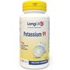 LongLife® Potassium 99 | 3 sali di potassio | Ad alta biodisponibilità | 100 tavolette rivestite | Pressione sanguigna, funzione muscolare e neurologica | Senza glutine e vegano