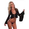 Provocative pr3732 S/M Rosa/Nero Belleza Divina SHORTY Set