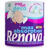 RENOVA - Rotolo da Cucina, Confezione da 6 rotoli x 600 g - Totale: 3600 g