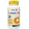 LongLife® C complex 1500 | Vitamina C 1500mg rilascio graduale | Alto dosaggio | Con bioflavonoidi da agrumi e quercetina | Difese immunitarie | 100 giorni di trattamento | Senza glutine e vegano