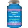 Ultimate Italia - Tonic Woman - 80 capsule - tonico adattogeno per la vitalità femminile - con maca peruviana, arginina, ginseng, ginkgo biloba e damiana, senza glutine e lattosio