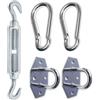Corasol COR19SET1 Kit di montaggio n. 1 per tenda da sole a 3 angoli, zincato