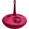 BHR SAPO40FR Apollo 40 - Fioriera sospesa da Giardino, in plastica soffiata, 39 cm, Colore Rosso Lampone