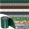 Noor Fence Copertura Wicker Striscia da Durevole PE/PP, Verde, 19 cm x 35 m