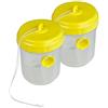 Windhager Trappola per vespe DUO, Catcher per insetti, da appendere al balcone, Giardino, Terrazza, 2 pezzi, 03115